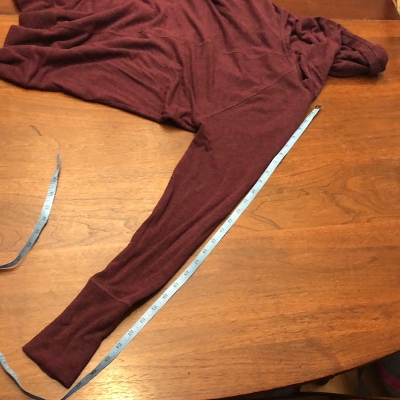 ATHLETA hooded wrap magenta/plum top small - Picture 6 of 9